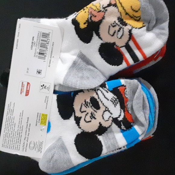 10 pairs Disney Mickey toddler socks. 2T - 3T. NWT - Picture 3 of 7